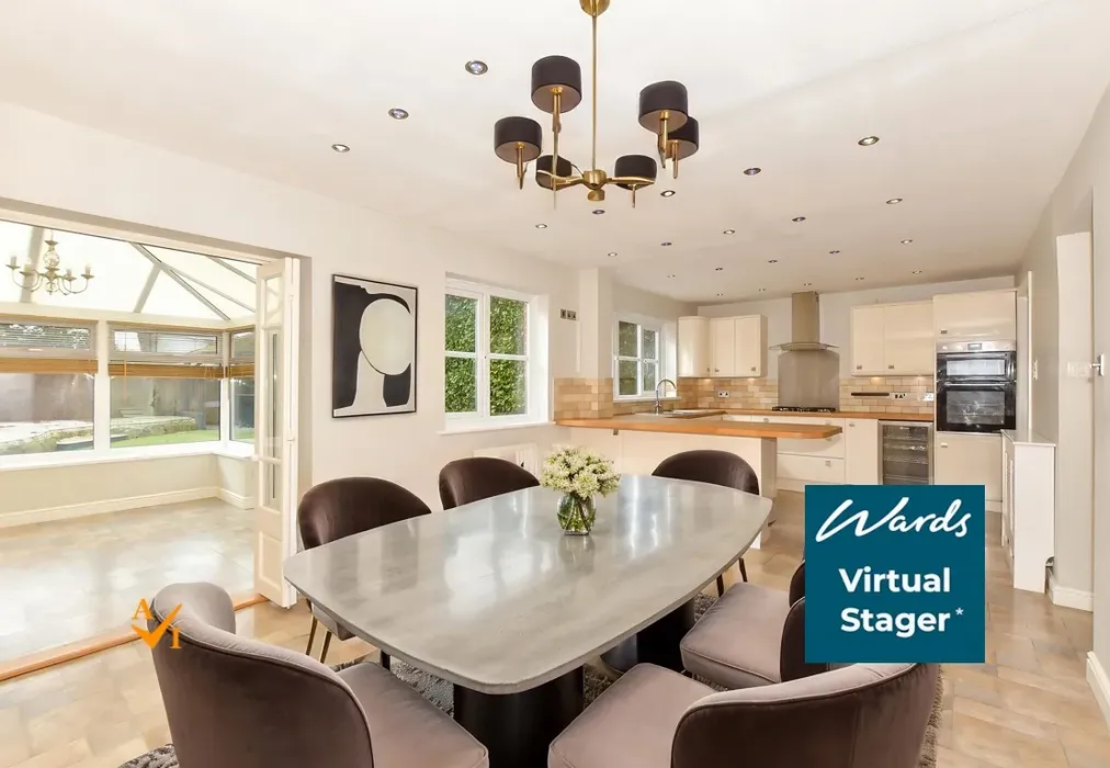 Kitchen/Diner (Modern style) - Nursery Gardens, Broadstairs, Kent - Wards of Kent