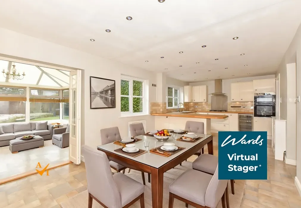 Kitchen/Diner (Contemporary style) - Nursery Gardens, Broadstairs, Kent - Wards of Kent