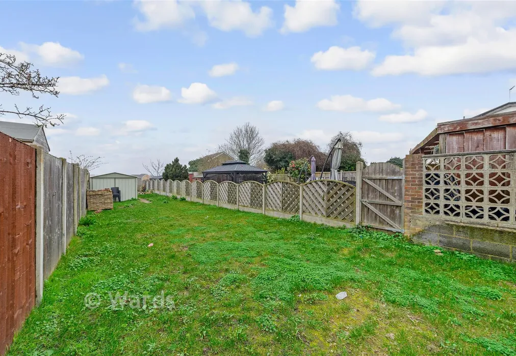 Rear Garden - Lower Higham Road, Chalk, Gravesend, Kent - Wards of Kent