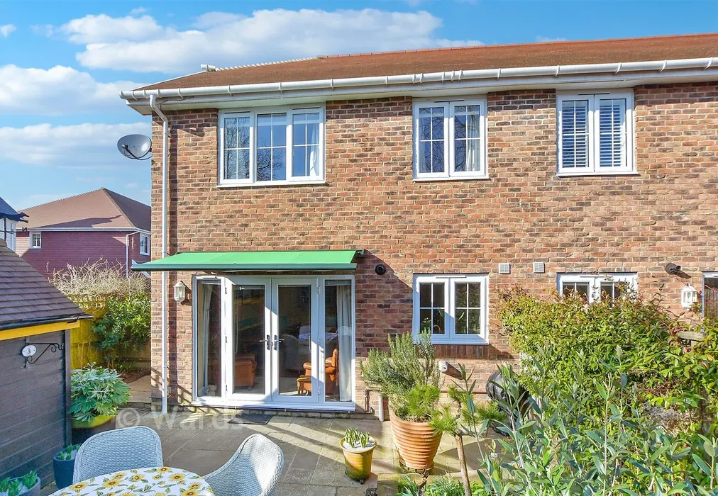 Rear Elevation - Halden Close, High Halden, Ashford, Kent - Wards of Kent