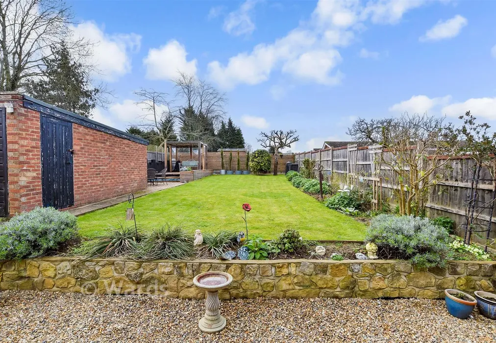 Rear Garden - Penfold Way, Maidstone, Kent - Wards of Kent