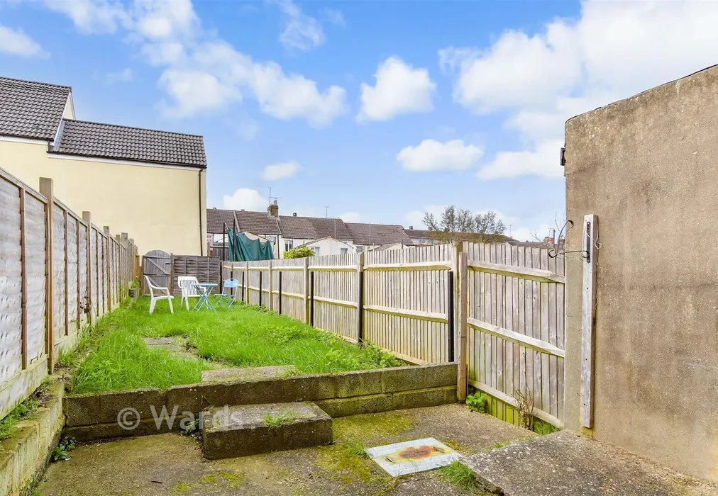 Rear Garden - Gardiner Street, Gillingham, Kent - Wards of Kent