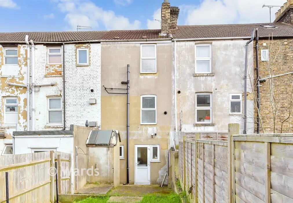 Rear Elevation - Gardiner Street, Gillingham, Kent - Wards of Kent