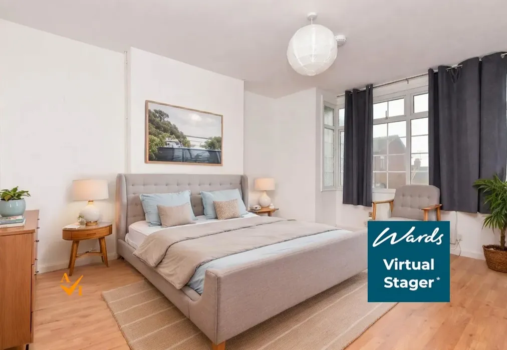Bedroom 1 (Contemporary style) - Queens Road, Broadstairs, Kent - Wards of Kent