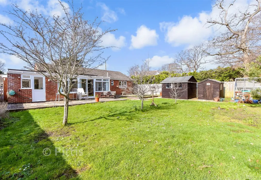 Rear Garden - Westlands, Totland Bay, Isle of Wight - Wards of Kent