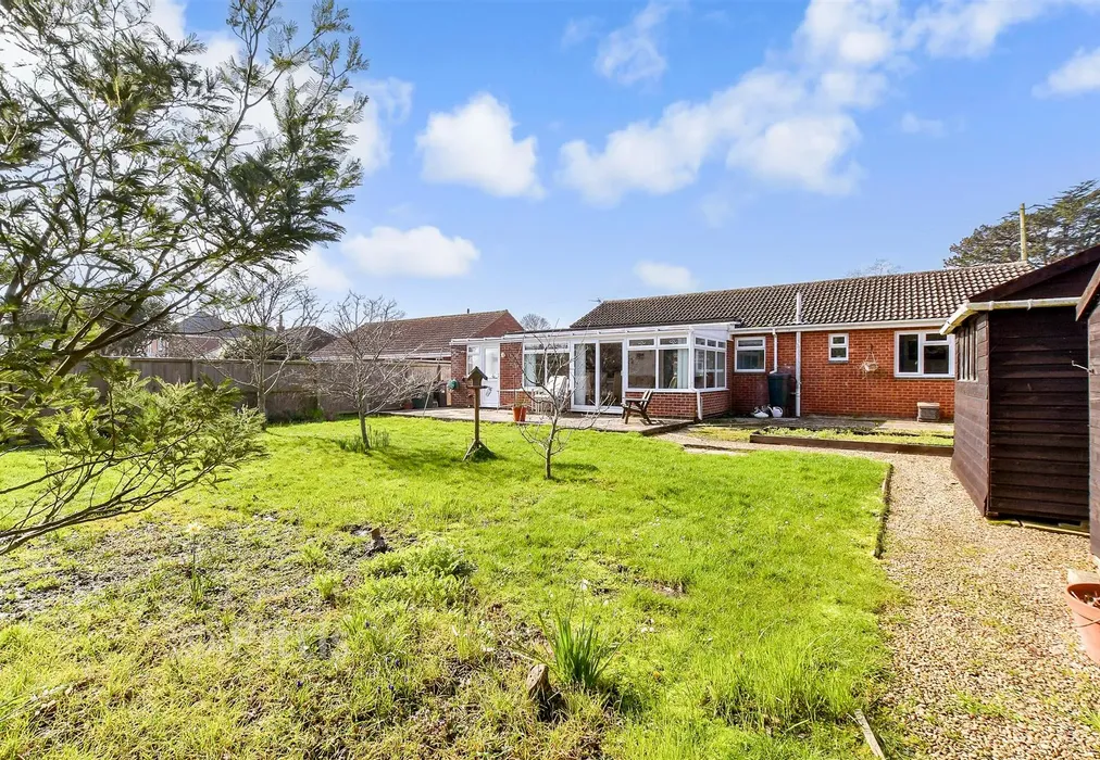 Rear Garden - Westlands, Totland Bay, Isle of Wight - Wards of Kent