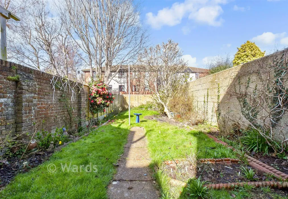 Rear Garden - Wellington Road, Deal, Kent - Wards of Kent
