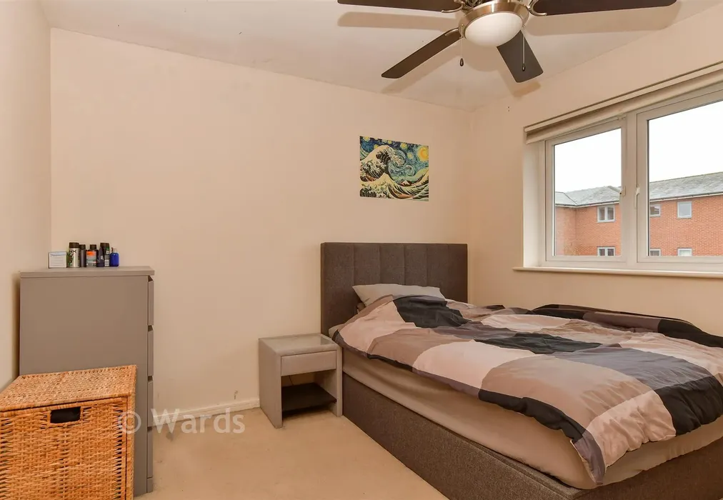 Bedroom 1 - Wells Court, Northfleet, Gravesend, Kent - Wards of Kent