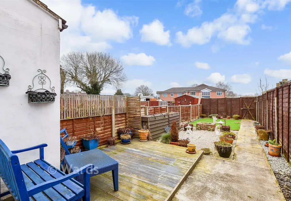 Rear Garden - Malling Road, Snodland, Kent, Kent - Wards of Kent