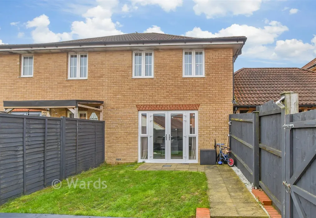 Rear Elevation - Central Boulevard, Aylesham, Canterbury, Kent - Wards of Kent