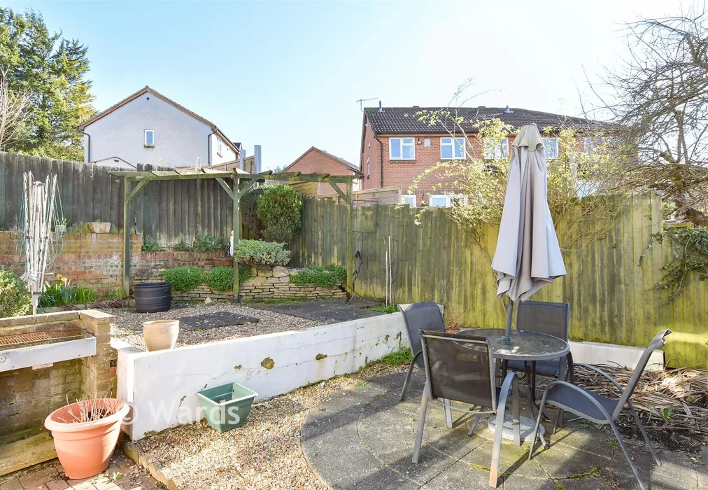 Rear Garden - Limetree Close, Chatham, Kent - Wards of Kent