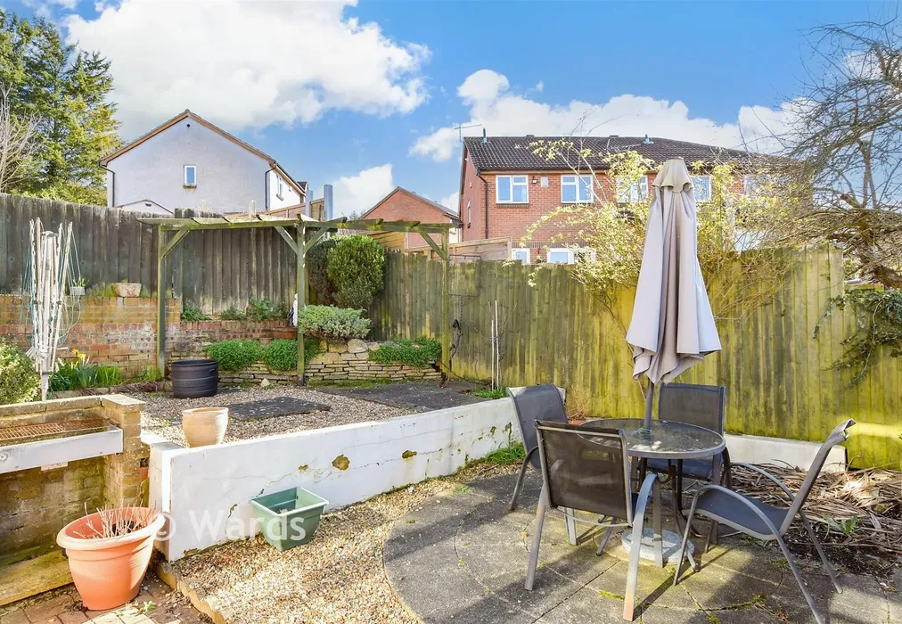 Rear Garden - Limetree Close, Chatham, Kent - Wards of Kent