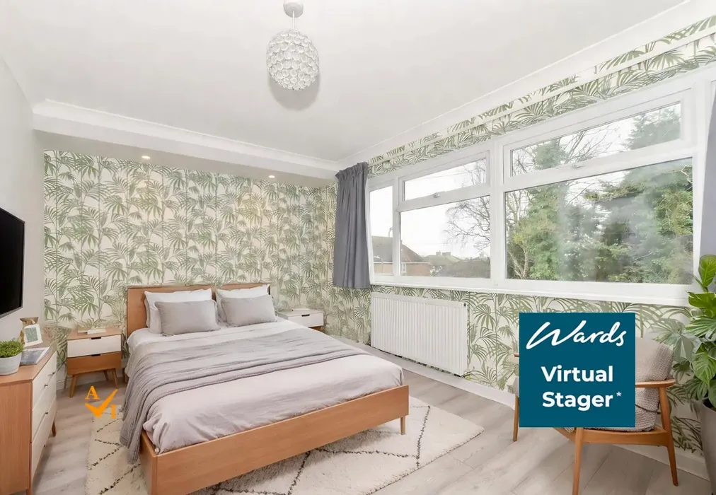 Bedroom 1 (Nordic style) - Shrubcote, Tenterden, Kent - Wards of Kent