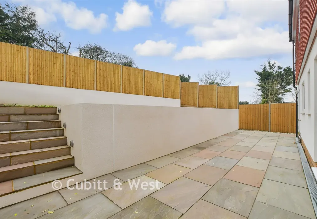 Rear Patio - The Ridgway, The Ridgeway Pibob Homes, Woodingdean, Brighton, East Sussex - Wards of Kent