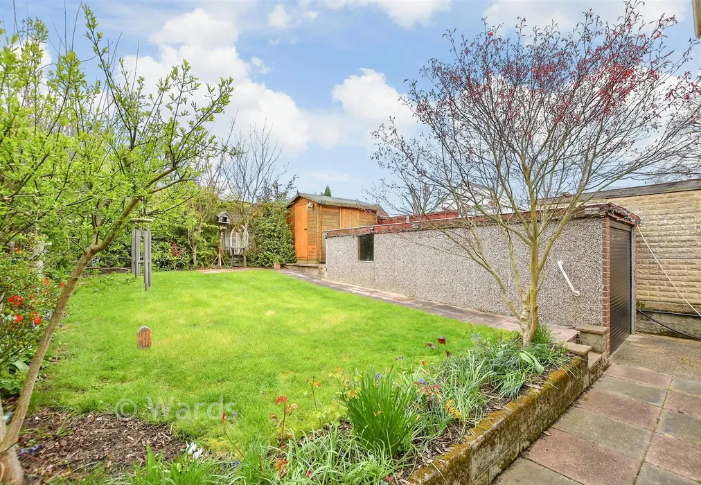 Rear Garden - Howard Drive, Maidstone, Kent - Wards of Kent
