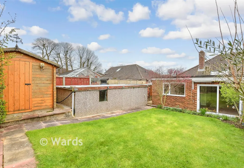 Rear Garden - Howard Drive, Maidstone, Kent - Wards of Kent
