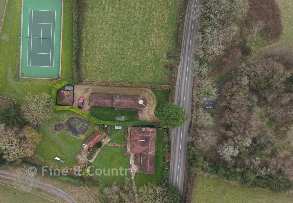 Aerial - Station Road, Rotherfield, Crowborough, East Sussex - Wards of Kent