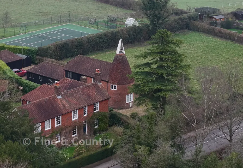 Aerial - Station Road, Rotherfield, Crowborough, East Sussex - Wards of Kent