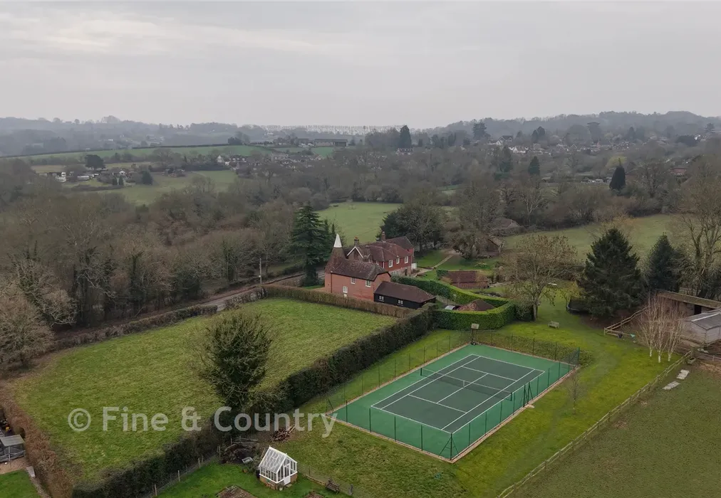 Aerial - Station Road, Rotherfield, Crowborough, East Sussex - Wards of Kent