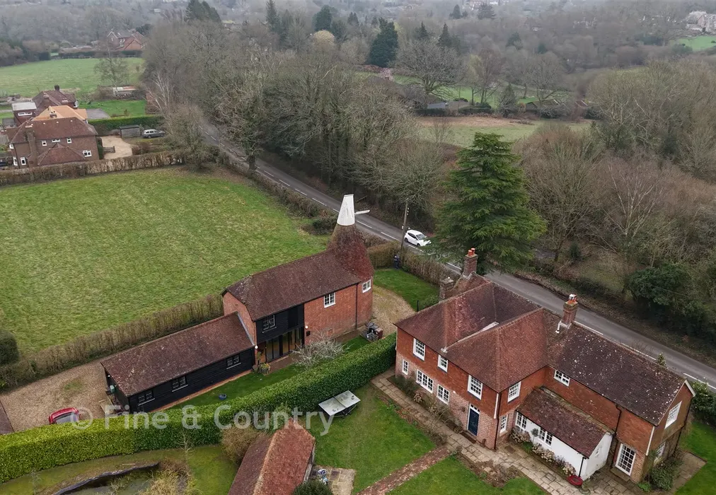 Aerial - Station Road, Rotherfield, Crowborough, East Sussex - Wards of Kent
