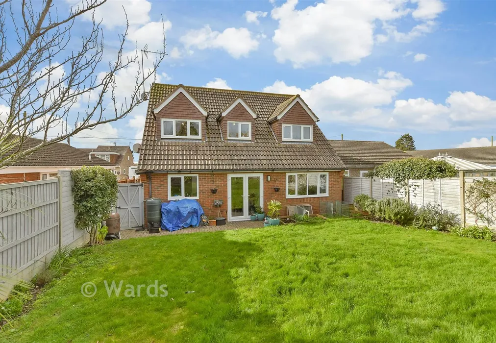 Rear Elevation - Drake Avenue, Minster-On-Sea, Sheerness, Kent - Wards of Kent