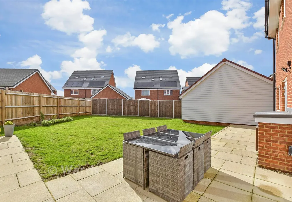 Rear Garden - Campion Avenue, Herne Bay, Kent - Wards of Kent