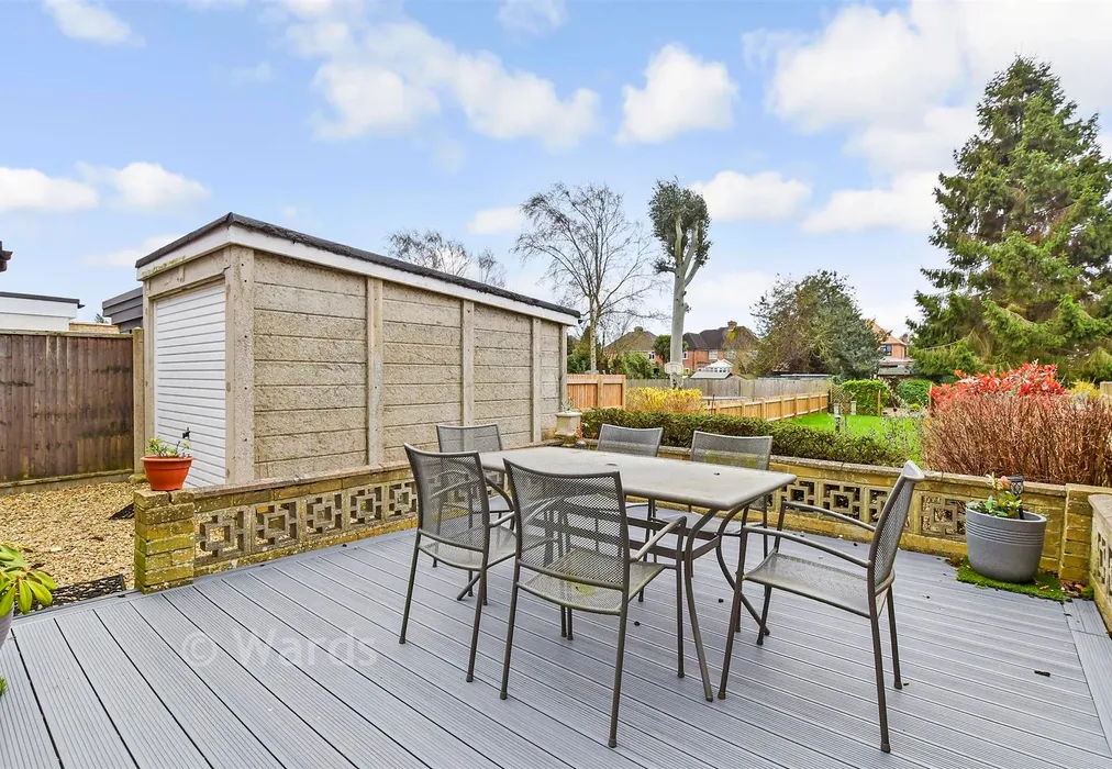Rear Garden - Plains Avenue, Maidstone, Kent - Wards of Kent