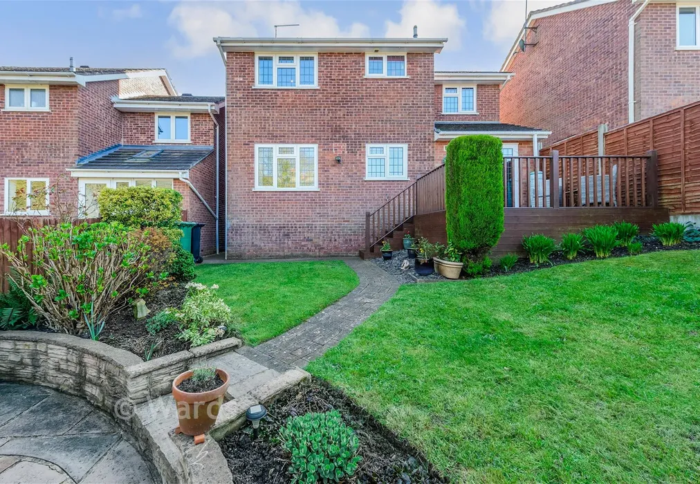 Rear Elevation - Tufa Close, Walderslade, Chatham, Kent - Wards of Kent