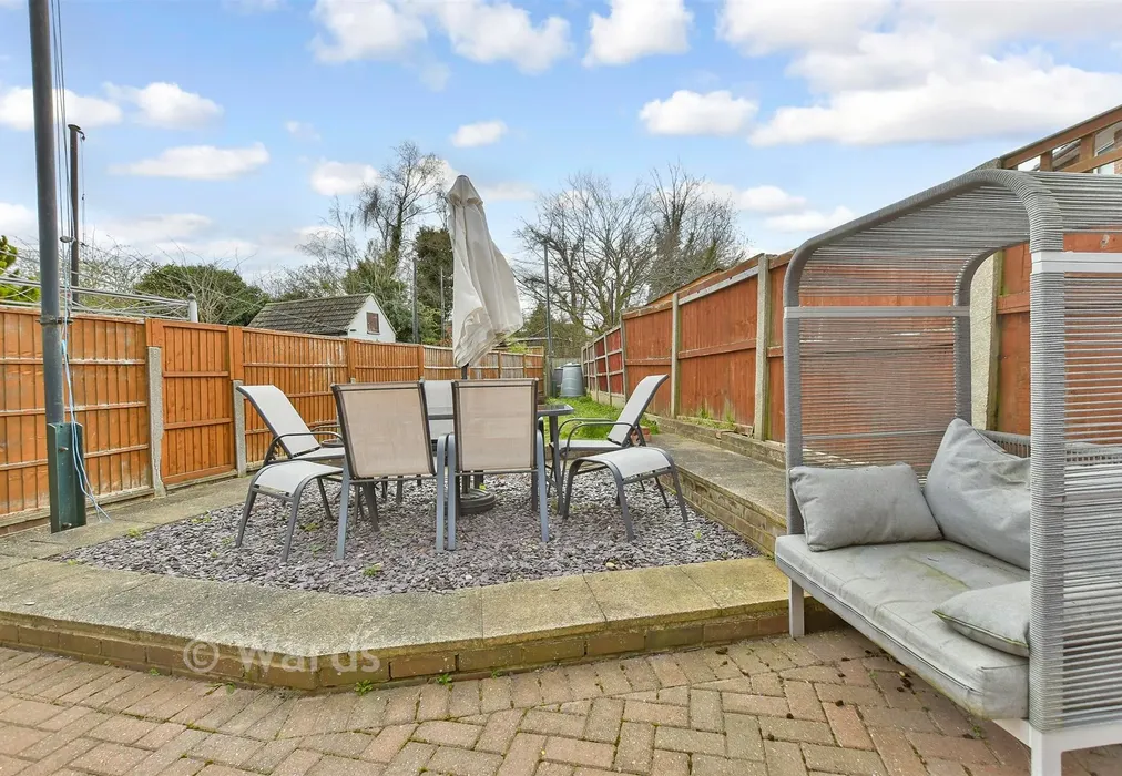 Rear Garden - Sheerstone, Iwade, Sittingbourne, Kent - Wards of Kent