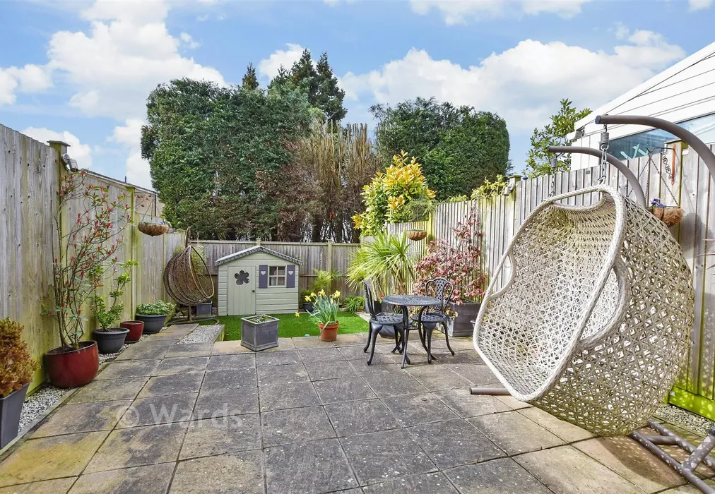 Rear Garden - Northleigh Close, Loose, Maidstone, Kent - Wards of Kent
