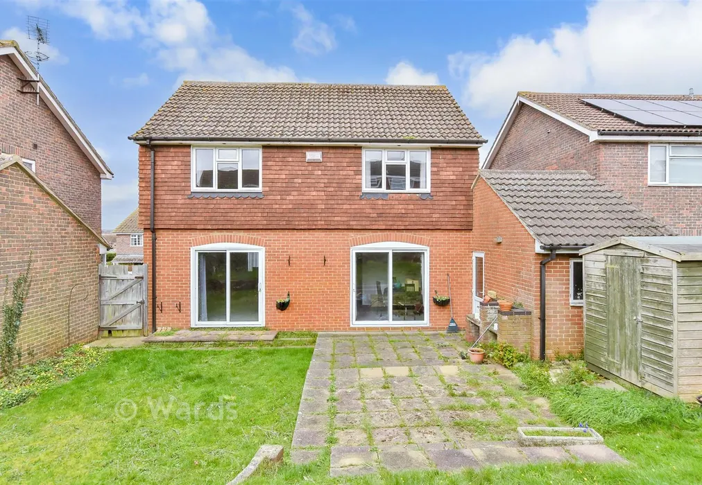 Rear Elevation - Allsworth Close, Newington, Sittingbourne, Kent - Wards of Kent