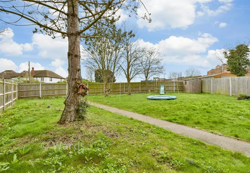 Rear Garden - Sunrise Close, Margate, Kent - Wards of Kent