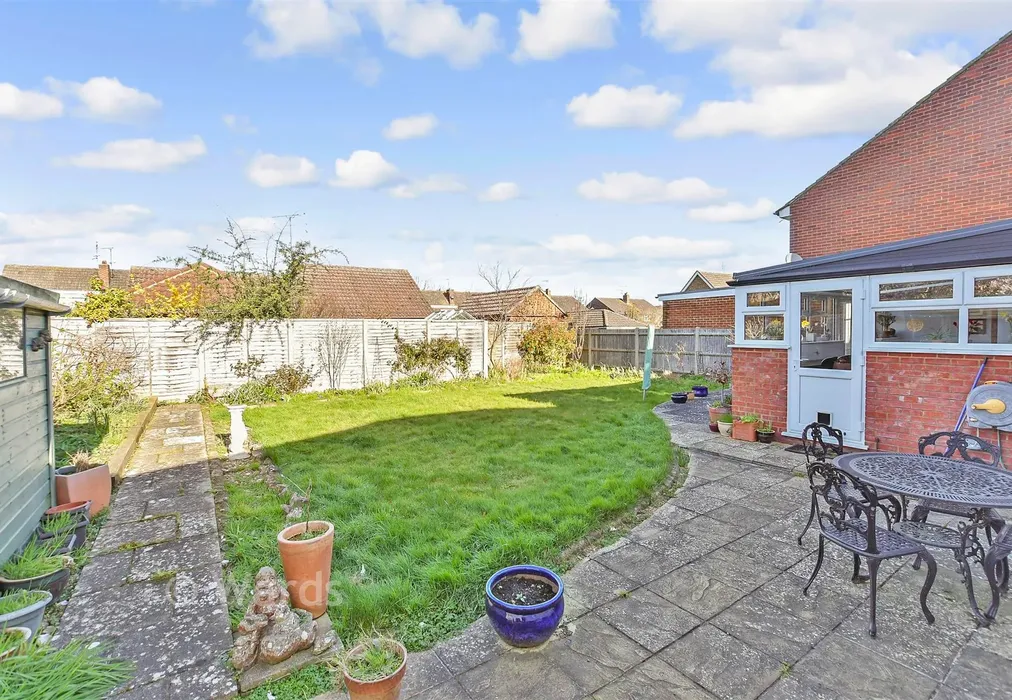 Rear Garden - College Road, Sittingbourne, Kent - Wards of Kent