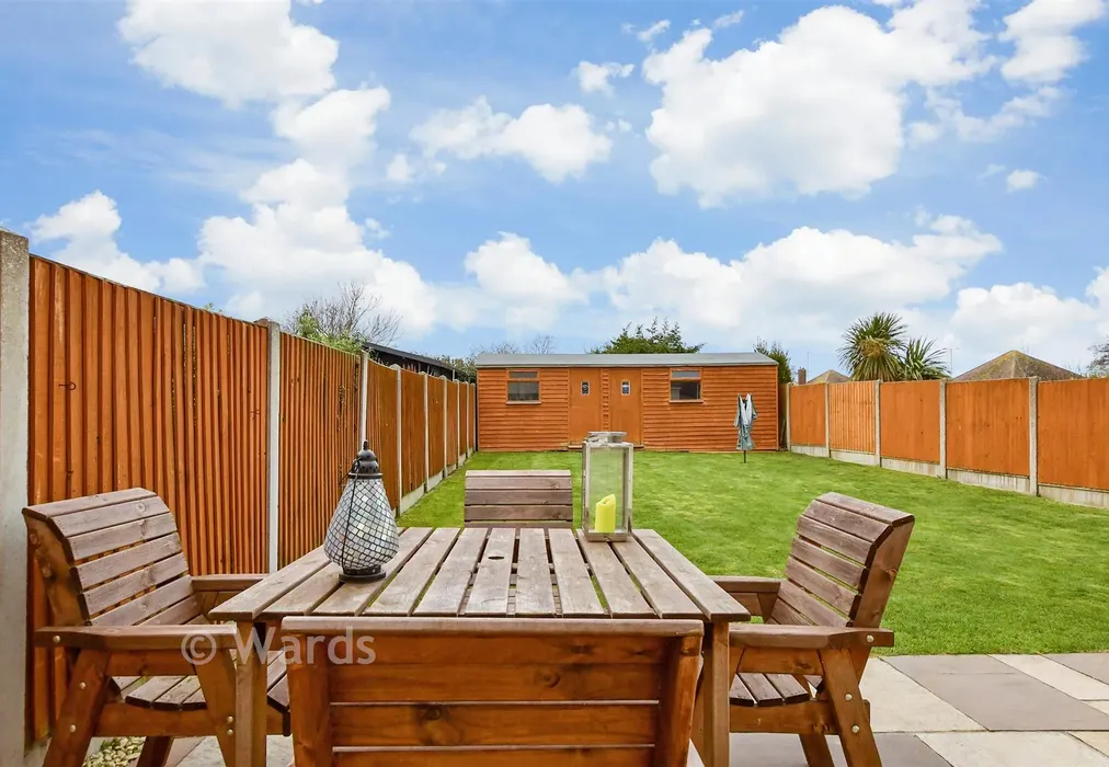 Rear Garden - West Park Avenue, Margate, Kent - Wards of Kent
