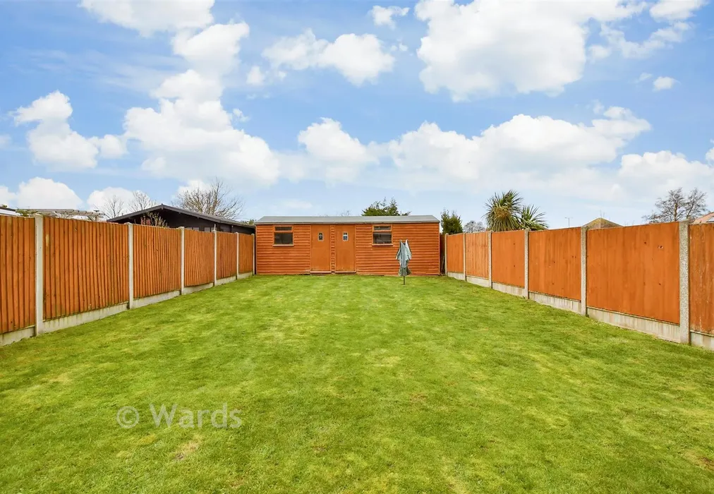 Rear Garden - West Park Avenue, Margate, Kent - Wards of Kent