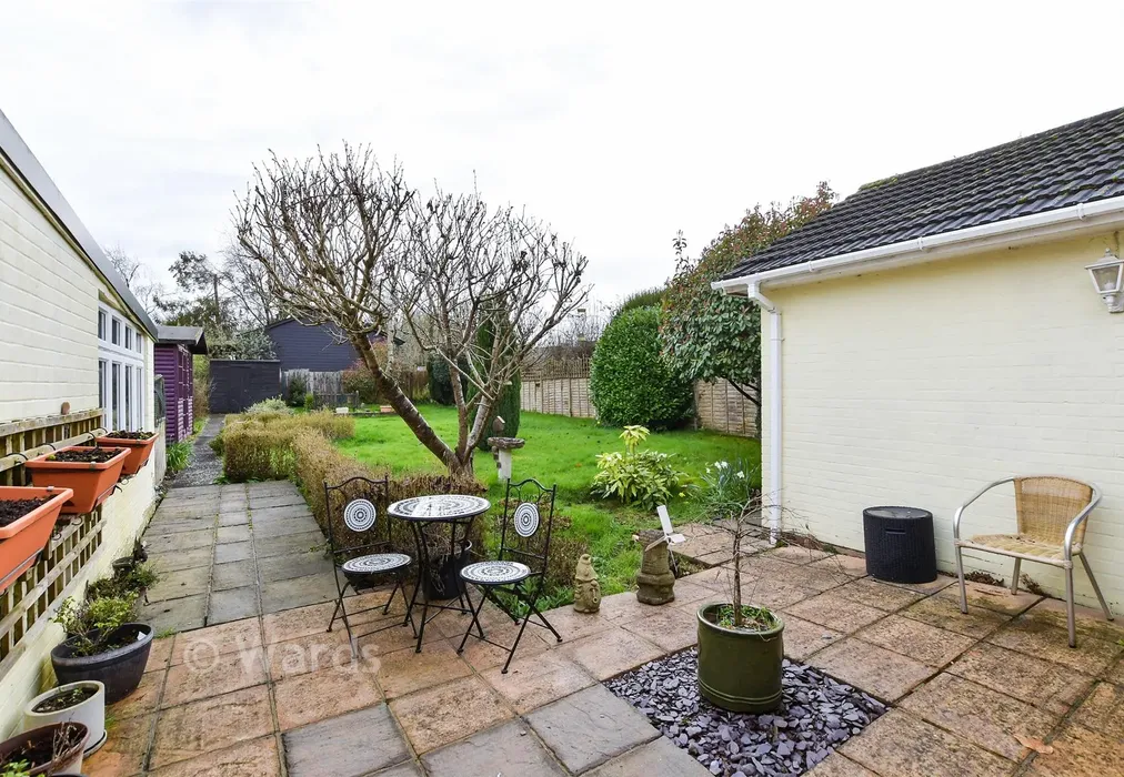 Rear Garden - Lested Lane, Chart Sutton, Maidstone, Kent - Wards of Kent