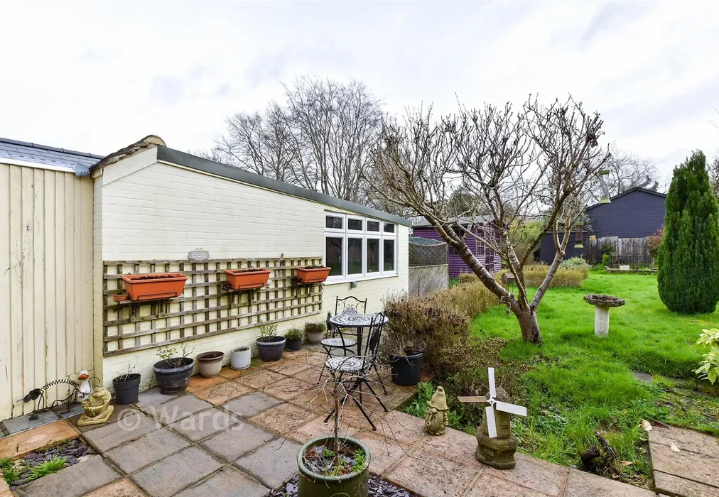 Rear Garden - Lested Lane, Chart Sutton, Maidstone, Kent - Wards of Kent