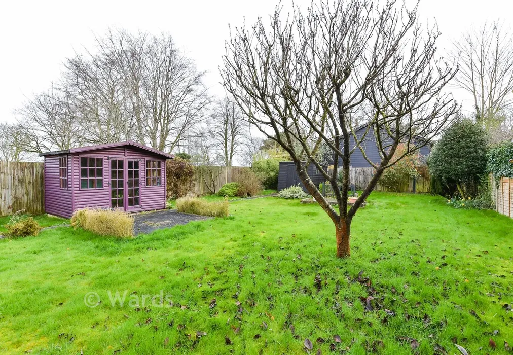 Rear Garden - Lested Lane, Chart Sutton, Maidstone, Kent - Wards of Kent