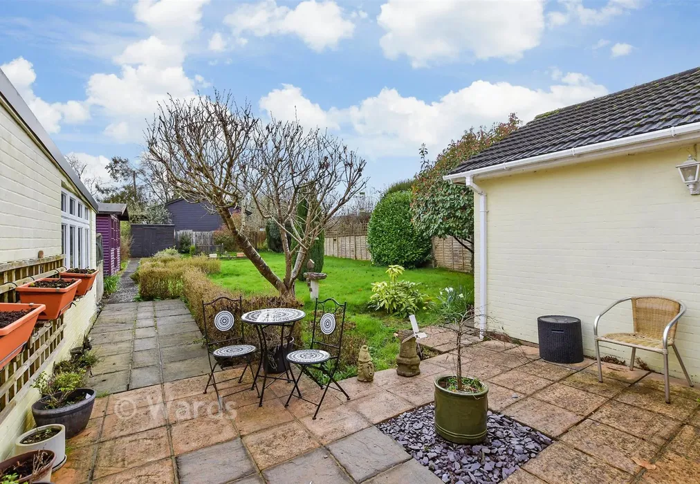 Rear Garden - Lested Lane, Chart Sutton, Maidstone, Kent - Wards of Kent
