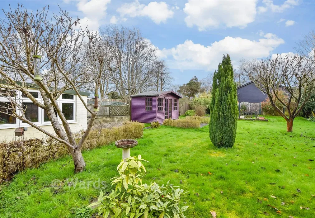 Rear Garden - Lested Lane, Chart Sutton, Maidstone, Kent - Wards of Kent