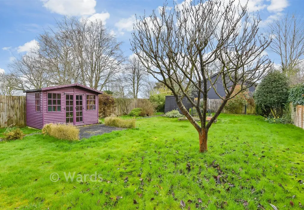 Rear Garden - Lested Lane, Chart Sutton, Maidstone, Kent - Wards of Kent