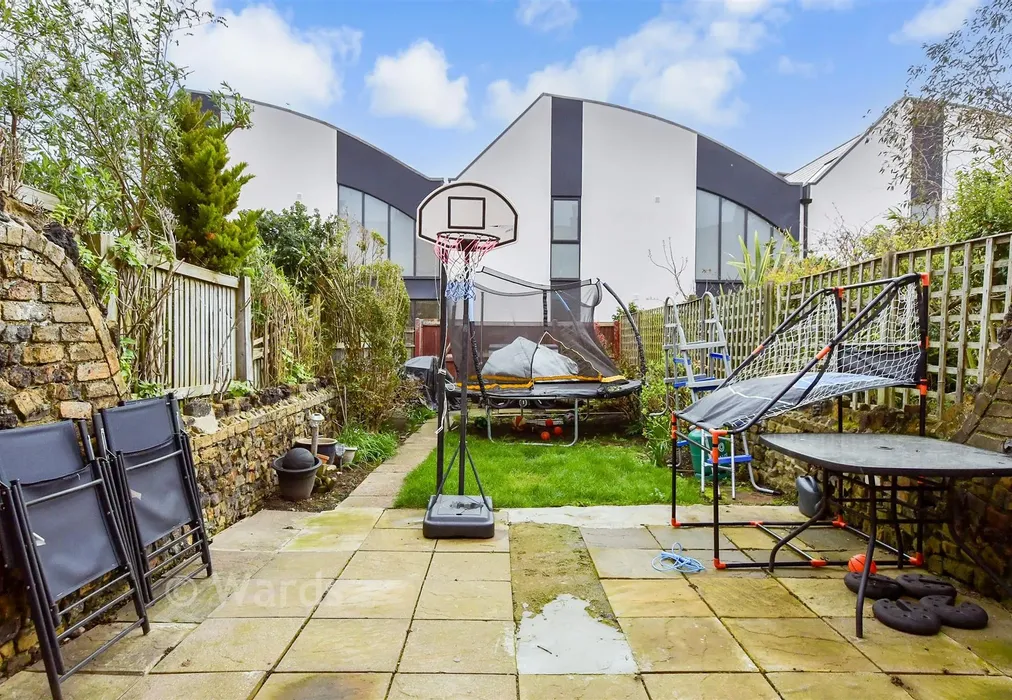 Rear Garden - Linksfield Road, Westgate-On-Sea, Kent - Wards of Kent
