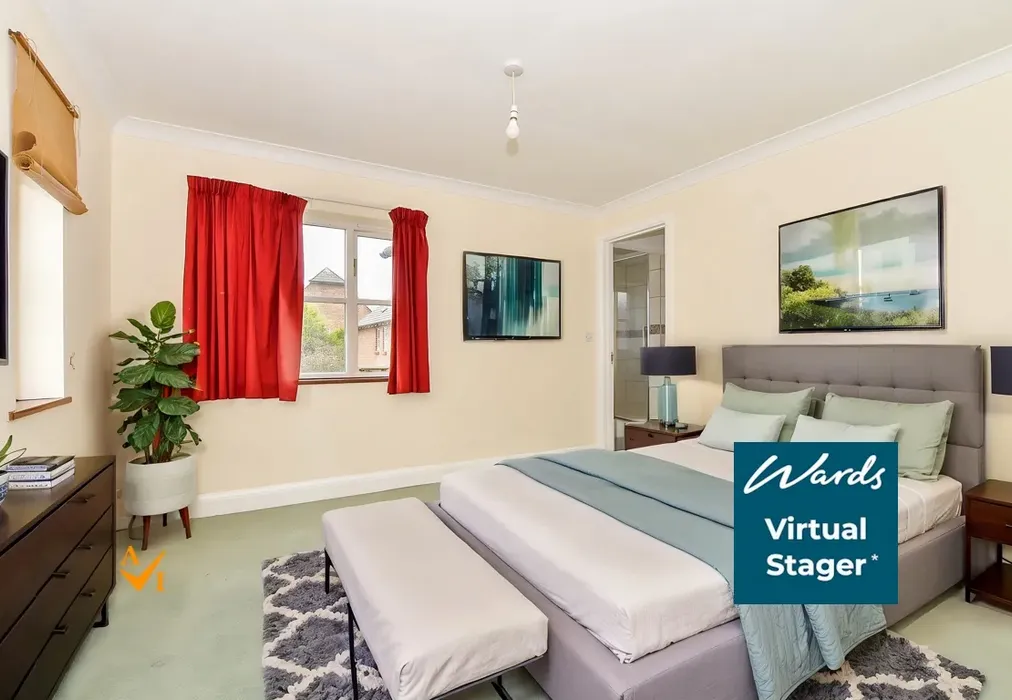 Bedroom 1 (Modern style) - Mill Stream Place, Tonbridge, Kent - Wards of Kent