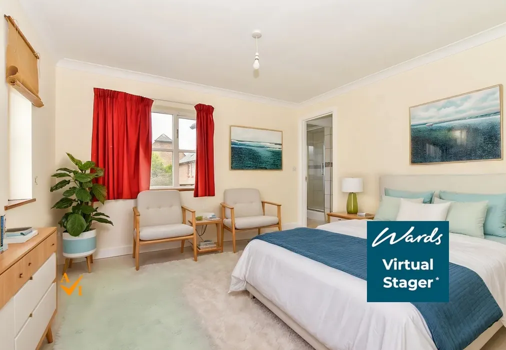 Bedroom 1 (Contemporary style) - Mill Stream Place, Tonbridge, Kent - Wards of Kent