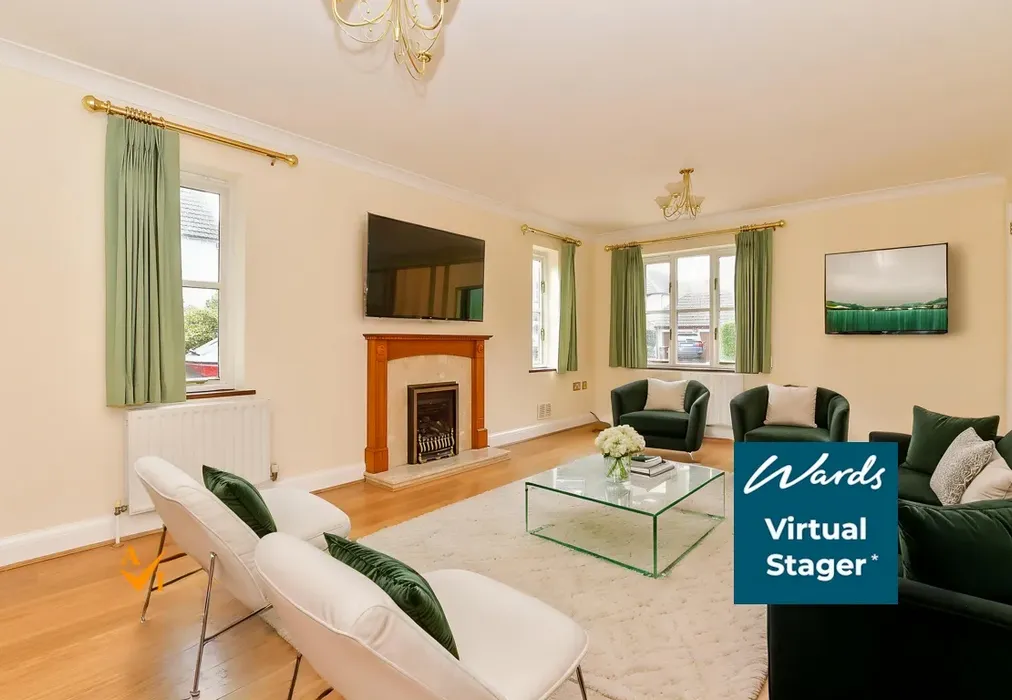 Lounge (Modern style) - Mill Stream Place, Tonbridge, Kent - Wards of Kent