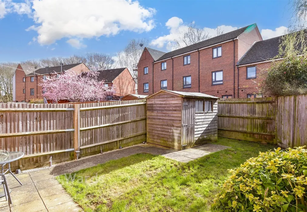 Rear Garden - Clare Way, Maidstone, Kent - Wards of Kent