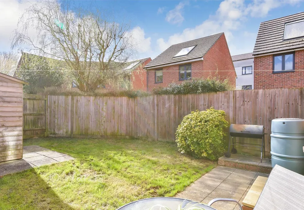 Rear Garden - Clare Way, Maidstone, Kent - Wards of Kent
