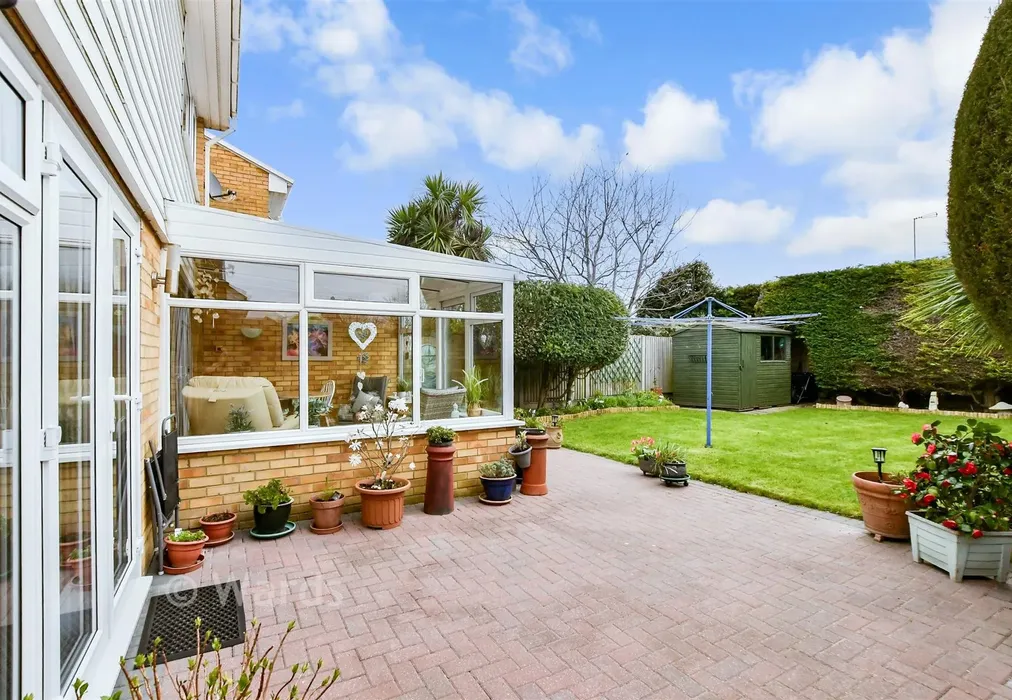 Rear Garden - Sandhurst Road, Cliftonville, Margate, Kent - Wards of Kent