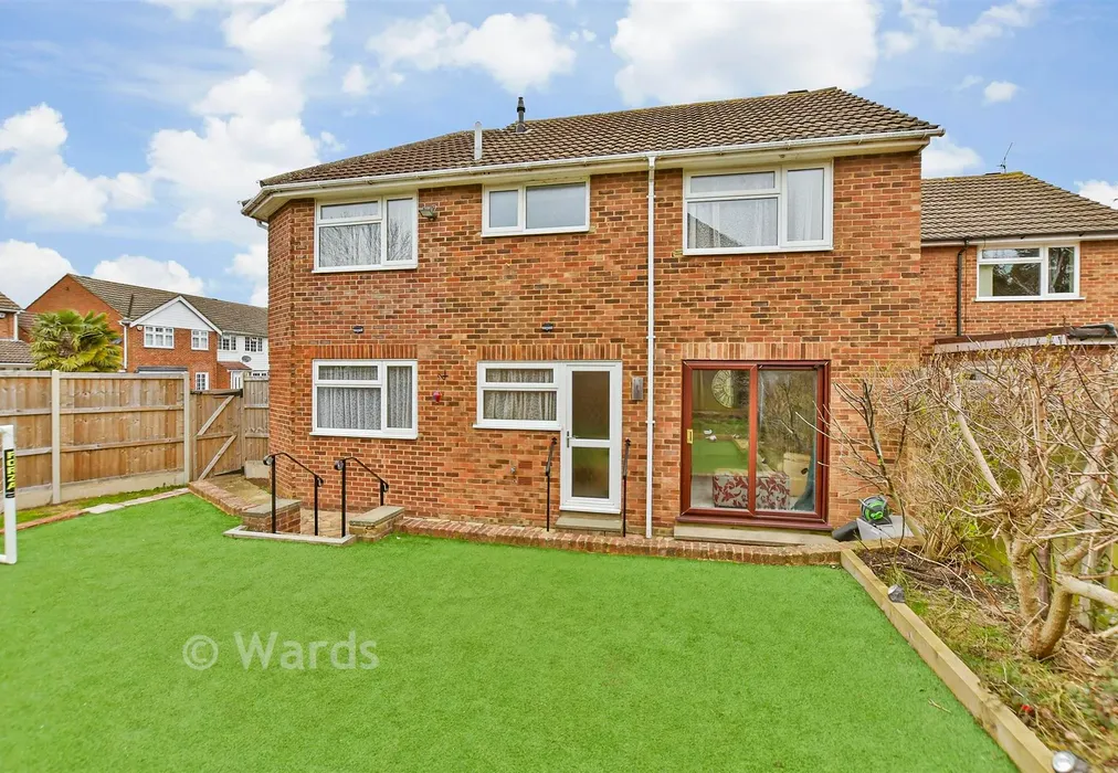 Rear Elevation - Ellison Way, Rainham, Gillingham, Kent - Wards of Kent