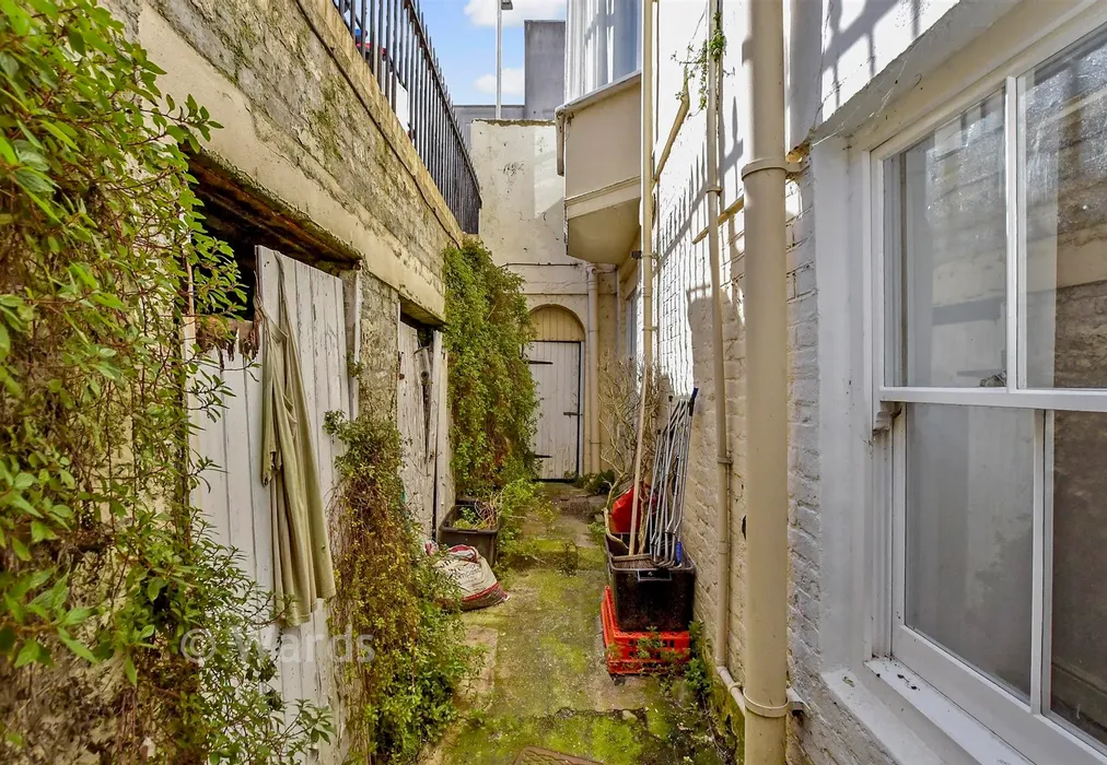 Rear Garden - Fort Crescent, Margate, Kent - Wards of Kent